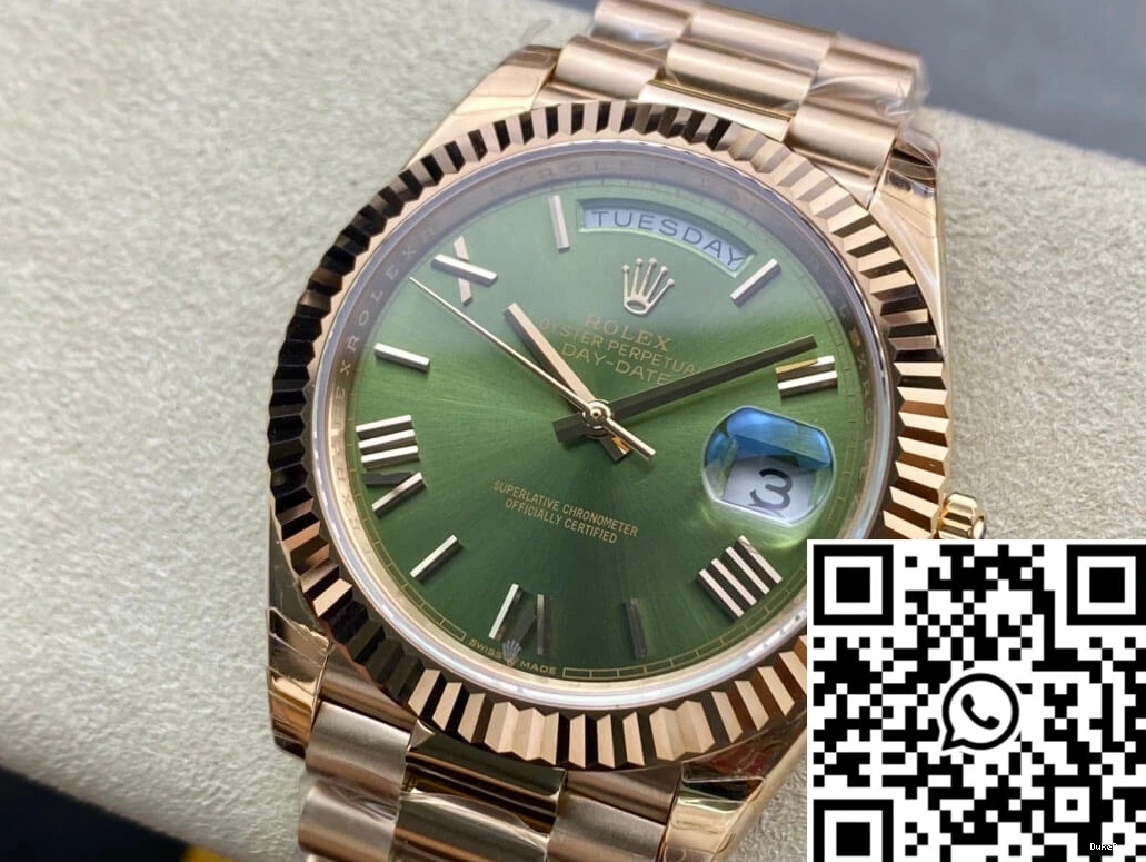 Factory 228235 40mm EW Date Rolex Dial Green Day 0725